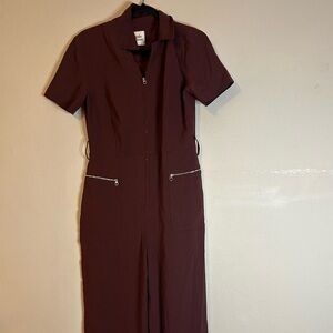Artizia Little Moon Dark Red 70s inspired Jumpsuit